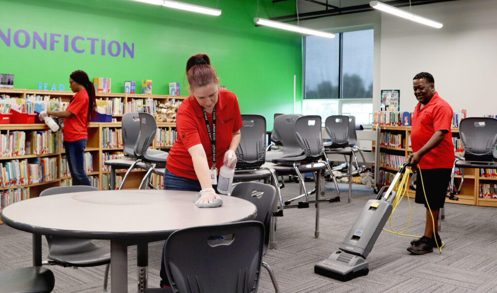 Service Management Systems cleaning schools of any size